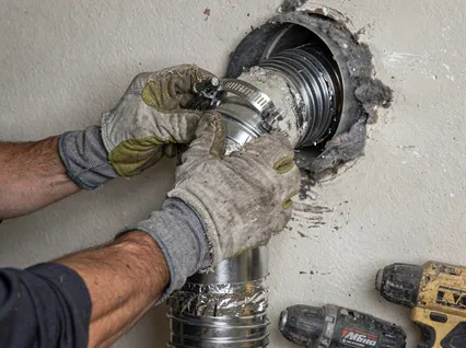 Dryer Vent Hose Installation in Covina
