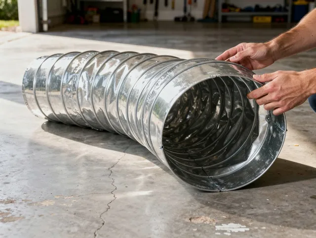 Covina Dryer Vent Cleaning specialist using advanced equipment for thorough duct cleaning in Covina