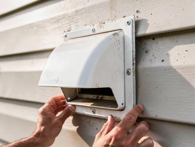 Covina Dryer Vent Cleaning technician delivering thorough residential dryer vent cleaning service in Covina